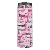 Bouteilles Isothermes Motivation Cancer du sein (Dos)