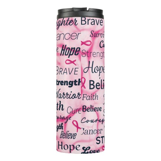 Bouteilles Isothermes Motivation Cancer du sein (Dos)