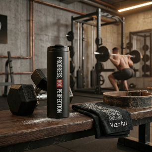 Bouteilles Isothermes Motivation Gym Progrès Pas Perfection