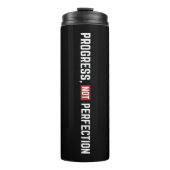 Bouteilles Isothermes Motivation Gym Progrès Pas Perfection (Devant)