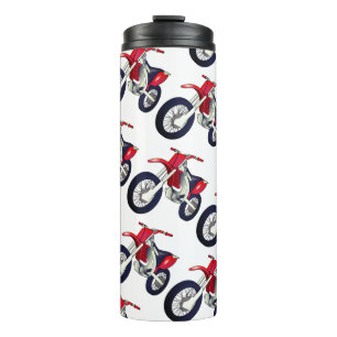 Bouteilles Isothermes Moto Dirt Bike de couleur personnalisée arrière-pl