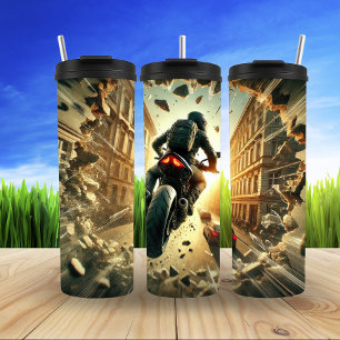 Bouteilles Isothermes Motocyclette futuriste avec voyants