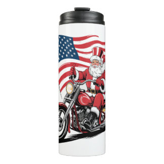 Bouteilles Isothermes Motocyclette Patriotique Oncle Sam
