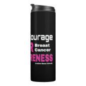 Bouteilles Isothermes Mots...Cancer du Sein (Tourné sur la droite)