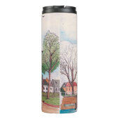 Bouteilles Isothermes Moulin De Adriaan Haarlem Pays-Bas Aquarelle (Dos)