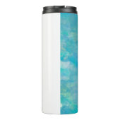 Bouteilles Isothermes Mousse de mer Marbre Marbre Nom Abstrait Monogramm (Dos)