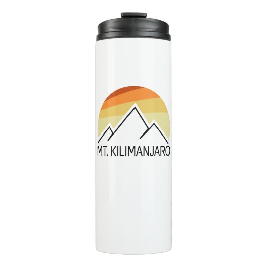 Bouteilles Isothermes Mt. Kilimanjaro Retro (Devant)