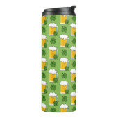 Bouteilles Isothermes Mug de bière irlandaise avec Motif Shamrock Clover (Tourné sur la gauche)