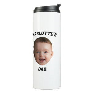 Bouteilles Isothermes Mug de visage de bébé personnalisé, Mug de nouveau