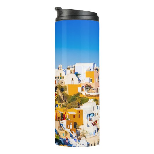 Bouteilles Isothermes Mug Santorini Grèce (Tourné sur la droite)