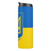 Bouteilles Isothermes Mugs de l'Ukraine patriotique, mode drapeau ukrain (Tourné sur la droite)