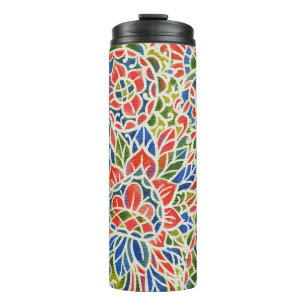 Bouteilles Isothermes Multicolore Paisley Imprimer Motif Batik