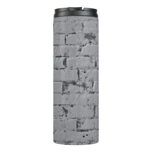Bouteilles Isothermes Mur de brique peint gris clair (Dos)