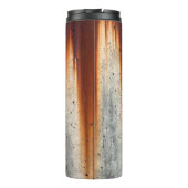 Bouteilles Isothermes Mur de grunge rouillé : Sabot texturé (Dos)