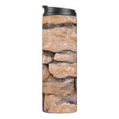 Bouteilles Isothermes Mur en brique acide. Arrière - plan de murs de bri (Tourné sur la droite)