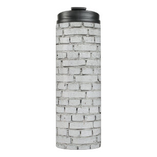 BOUTEILLES ISOTHERMES MUR EN BRIQUE BLANC
