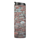 Bouteilles Isothermes Mur en brique rouge (Tourné sur la droite)