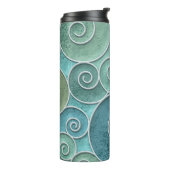 Bouteilles Isothermes Mur plâtre texture transparente avec motif tourbil (Tourné sur la gauche)