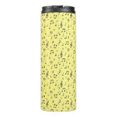 Bouteilles Isothermes Musical Noir  (Dos)