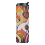 Bouteilles Isothermes Musique artisanale peinture Abstraite (Tourné sur la gauche)