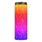 Bouteilles Isothermes musique blanche et arc-en-ciel (Dos)