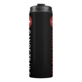 Bouteilles Isothermes Musique de voyage avec logo blanc (Devant)