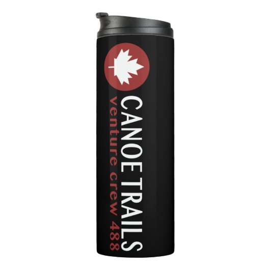 Bouteilles Isothermes Musique de voyage avec logo blanc (Tourné sur la droite)