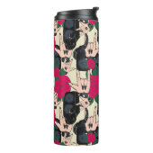 Bouteilles Isothermes Musique rock sans couture, motif abstrait. (Tourné sur la gauche)