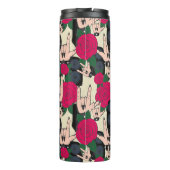 Bouteilles Isothermes Musique rock sans couture, motif abstrait. (Dos)