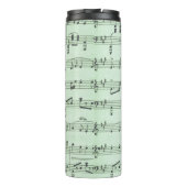 Bouteilles Isothermes Musique verte et masques grecs de théâtre (Dos)