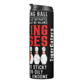 Bouteilles Isothermes My Bowling Excuse Drôle Graphisme (Tourné sur la droite)