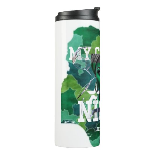 Bouteilles Isothermes My Country, Nigeria – liac.o Collection (Tourné sur la gauche)