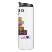 Bouteilles Isothermes My favorite sport is reading (Tourné sur la droite)