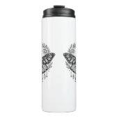 Bouteilles Isothermes Mystical Gothic Moth Botanical Celestial Line Art (Devant)