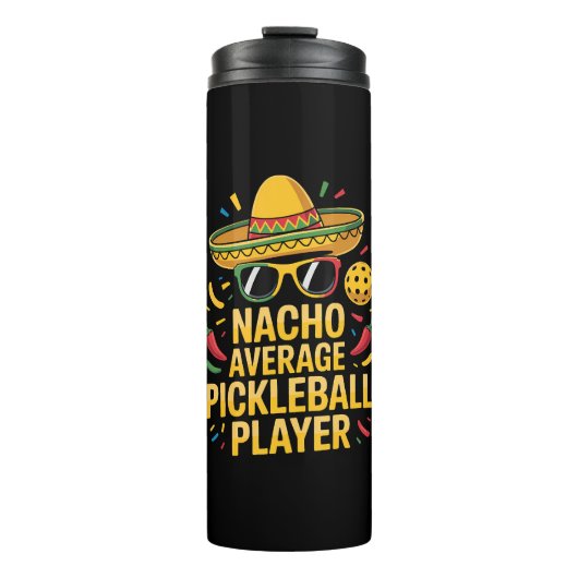 Bouteilles Isothermes Nacho Average Pickleball Player (Devant)