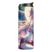 Bouteilles Isothermes Namaste Anime Girl Meditating (Tourné sur la gauche)