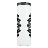 Bouteilles Isothermes Namaste Black & White Floral Mandala (Dos)