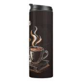 Bouteilles Isothermes Name Fueled By Coffee & Books (Tourné sur la droite)