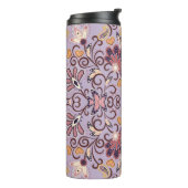 Bouteilles Isothermes Nappe à fleurs indiennes : belle motif pastel (Tourné sur la gauche)