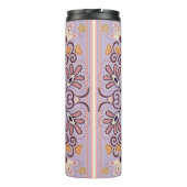 Bouteilles Isothermes Nappe à fleurs indiennes : belle motif pastel (Dos)