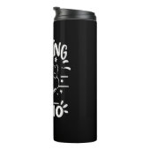 Bouteilles Isothermes Napping Est Mon Cardio Simple Drôle Design Chat (Tourné sur la droite)