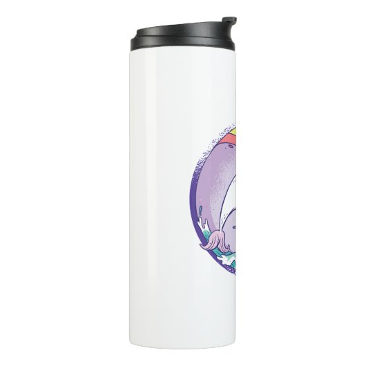 Bouteilles Isothermes Narwhale arc-en-ciel (Tourné sur la gauche)