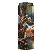 Bouteilles Isothermes Native Tranquil Reflection, Woman and Wolves. (Dos)