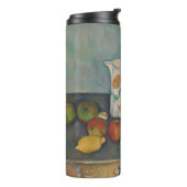 Bouteilles Isothermes Nature morte, Pot à lait et fruits sur une table, (Tourné sur la gauche)