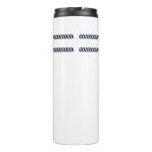 Bouteilles Isothermes Nautical Blue Ancre Nom du bateau (Dos)