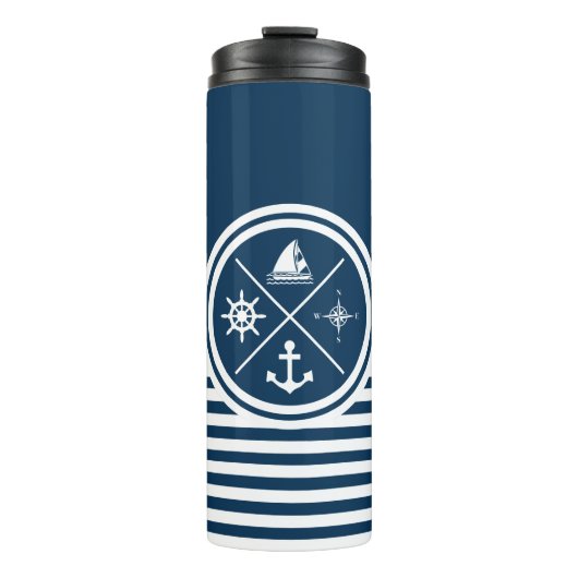 Bouteilles Isothermes Nautical themed design (Devant)