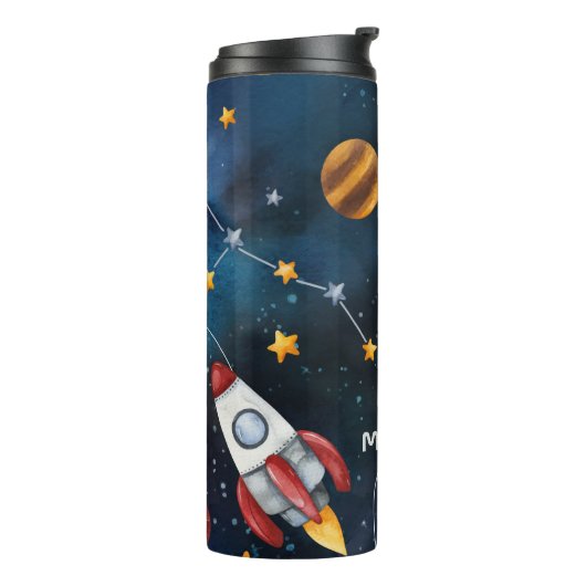 Bouteilles Isothermes Navette d'astronaute spatiale personnalisée (Tourné sur la gauche)