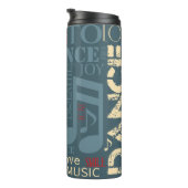 Bouteilles Isothermes Né à Dance Blue/Red/Gold ID277 (Tourné sur la droite)