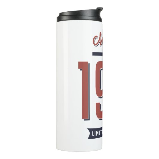 Bouteilles Isothermes Né en 1981 Anniversaire (Tourné sur la gauche)