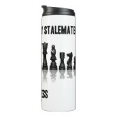 Bouteilles Isothermes Ne Pas Être Mentalement Stalémé Échecs De Jeu (Tourné sur la droite)